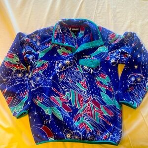 Rare moon owl Patagonia fleece